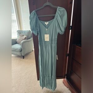 NWT Bohme dress maxi smocking